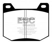 Klocki hamulcowe (przód) Ultimax DP123/2