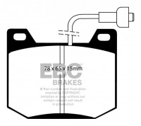 Klocki hamulcowe (przód) Ultimax DP123/3