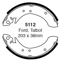 Szczęki hamulcowe (tyl) Lucas/Girling/TRW 5112