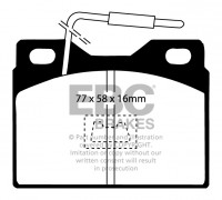 Klocki hamulcowe (przód) Ultimax DP220/9