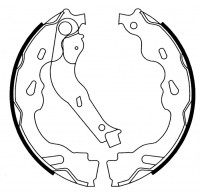 Szczęki hamulcowe (tyl)  6614