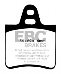 Klocki hamulcowe (tył) Ultimax DP222