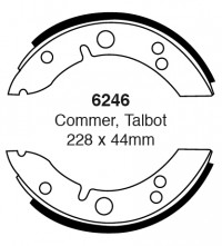 Szczęki hamulcowe (tyl)  6246
