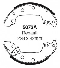 Szczęki hamulcowe (tyl) Bendix 5072A