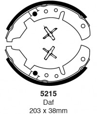 Szczęki hamulcowe (przód)  5215