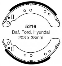 Szczęki hamulcowe (tyl)  5216