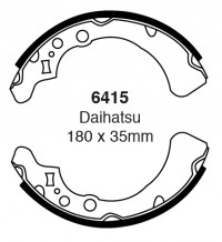 Szczęki hamulcowe (tyl)  6415