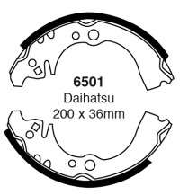 Szczęki hamulcowe (tyl)  6501