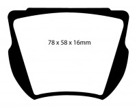 Klocki hamulcowe (przód) GreenStuff DP2134