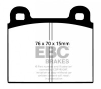 Klocki hamulcowe (przód) YellowStuff DP4103R