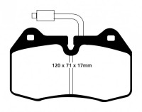 Klocki hamulcowe (przód) RedStuff DP31032/2C
