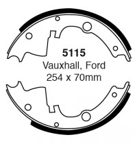 Szczęki hamulcowe (tyl)  5115