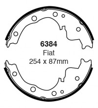 Szczęki hamulcowe (tyl)  6384