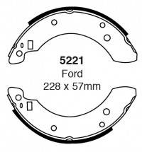 Szczęki hamulcowe (tyl)  5221