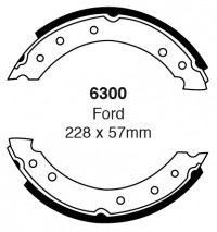 Szczęki hamulcowe (tyl)  6300