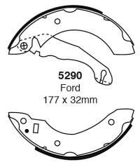 Szczęki hamulcowe (tyl)  5290