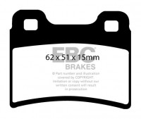 Klocki hamulcowe (tył) Ultimax DP953