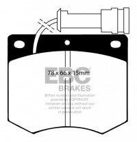 Klocki hamulcowe (przód) Ultimax DP436