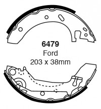 Szczęki hamulcowe (tyl)  6479