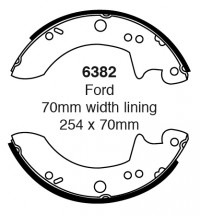 Szczęki hamulcowe (tyl)  6382