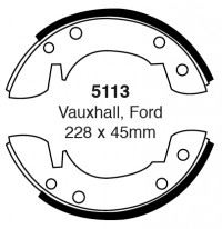 Szczęki hamulcowe (tyl)  5113