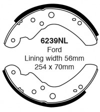 Szczęki hamulcowe (tyl)  6239NL