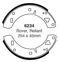 Szczęki hamulcowe (tyl)  6234