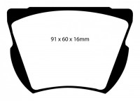 Klocki hamulcowe (przód) GreenStuff DP2165