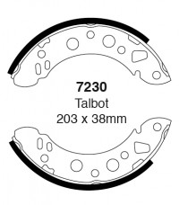 Szczęki hamulcowe (tyl) Lockheed 7230