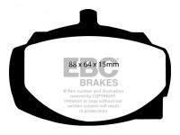 Klocki hamulcowe (przód) GreenStuff DP2161