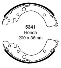 Szczęki hamulcowe (tyl)  5341