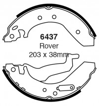 Szczęki hamulcowe (tyl)  6437