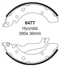 Szczęki hamulcowe (tyl)  6477