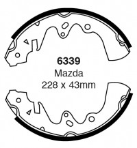 Szczęki hamulcowe (tyl)  6339