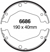 Szczęki hamulcowe (tyl)  6686