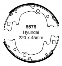 Szczęki hamulcowe (tyl)  6576