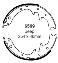 Szczęki hamulcowe (tyl)  6509