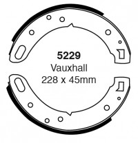 Szczęki hamulcowe (tyl)  5229