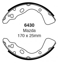 Szczęki hamulcowe (tyl)  6430