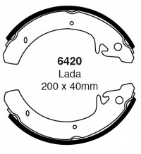 Szczęki hamulcowe (tyl)  6420