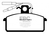 Klocki hamulcowe (przód) Ultimax DP410/2