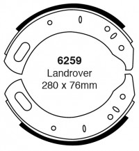 Szczęki hamulcowe (przód)  6259