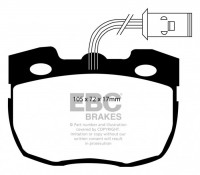 Klocki hamulcowe (przód) Ultimax DP814