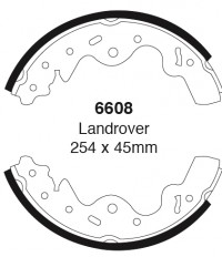 Szczęki hamulcowe (tyl)  6608