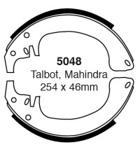 Szczęki hamulcowe (tyl)  5048