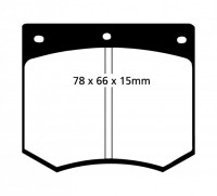 Klocki hamulcowe (przód) RedStuff DP3291C