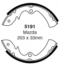 Szczęki hamulcowe (tyl)  5191