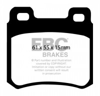 Klocki hamulcowe (tył) Ultimax DP671