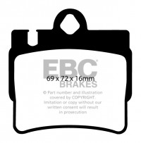 Klocki hamulcowe (tył) Ultimax DP1364