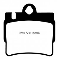 Klocki hamulcowe (tył) YellowStuff DP41364R